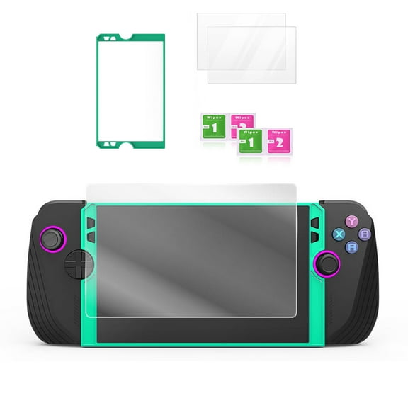 HD Screen Protector Film with Lamination Tool for ROG Ally X, Gaming Console Accessories-Transparent