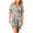 Beige, variant on 2025 Womens Clothing Clearance under $5 asdoklhq Womens Plus Size Clearance Dresses,Women's Casual Summer Vacation Floral Short Sleeve Knit V Neck Dress Mini Dress