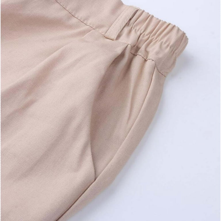 Women's Comfortable Stretch Slim Leg Dress Pants High Waisted