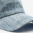 thumbnail image 4 of Fgnfyis Womens Winter Hat Denim Texture Baseball Cap Adjustable Snapback for Outdoor Sports Hiking Travel Sun Dark Blue, 4 of 8