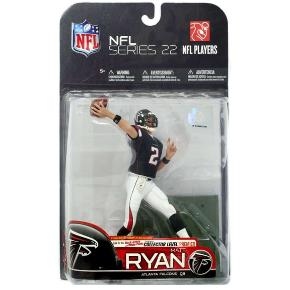 McFarlane NFL Sports Picks Series 22 Matt Ryan Action Figure (Black Jersey & White Pants)