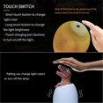 thumbnail image 3 of 3D Night Light Velociraptor Egg Desk Lamp, 3 of 5