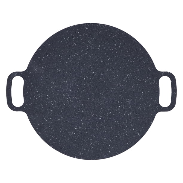 Placa para Barbacoa Revestimiento de Piedra Médica de Hierro Duradero Resistencia Al Desgaste Fabricación de Alimentos Placa Redonda para Barbacoa Compacto Práctico ANGGREK Otros