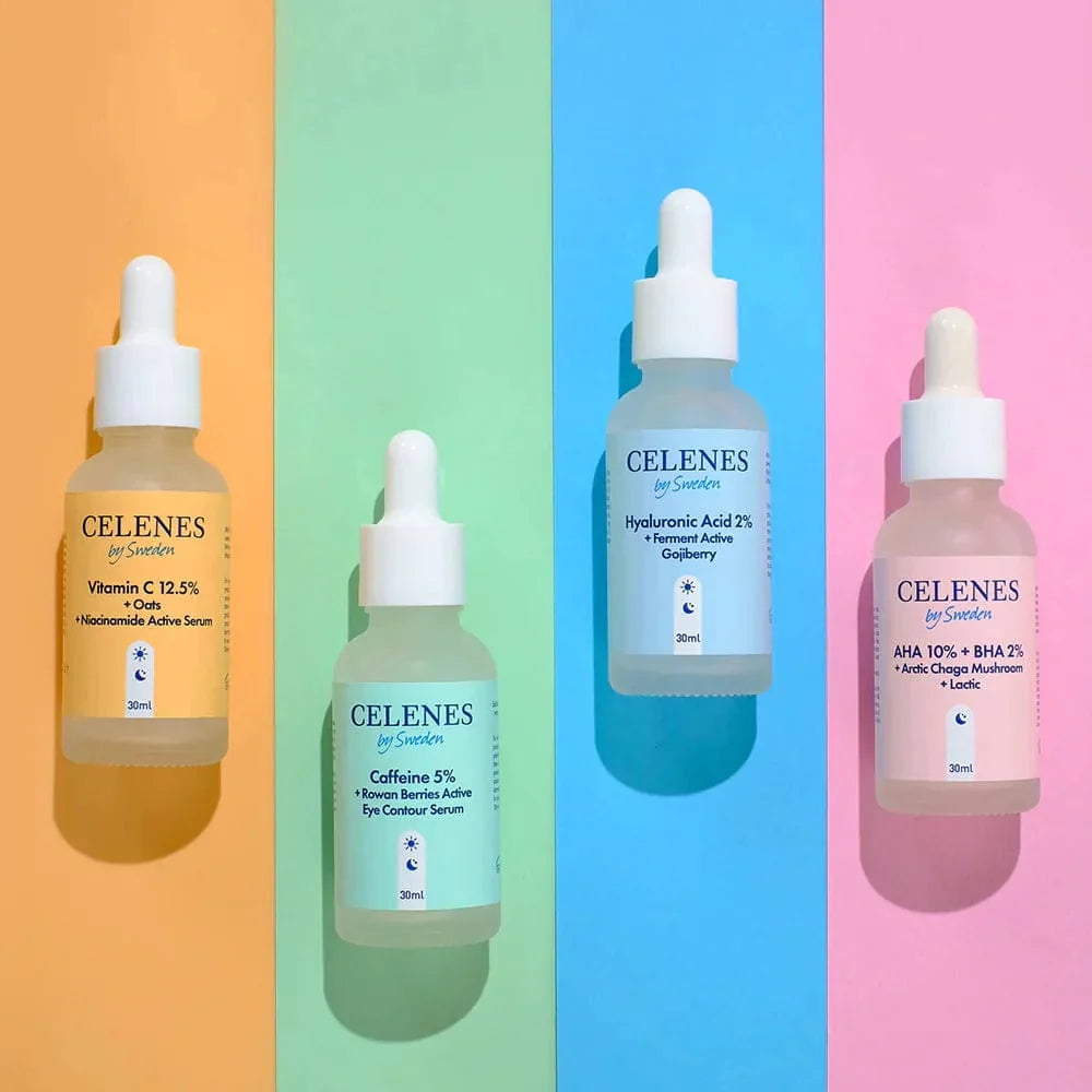Celenes by Sweden Rena Caffeine 5% + Rowan Berries Active Eye Contour Serum 30 ml