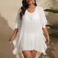 thumbnail image 3 of UAYOTSE Bathing Suit Cover Ups for Women Elegant Solid Color Swimsuit Cover Up Wrap Waist Beach Swimwear Coverup,Sizes XXL, 3 of 9