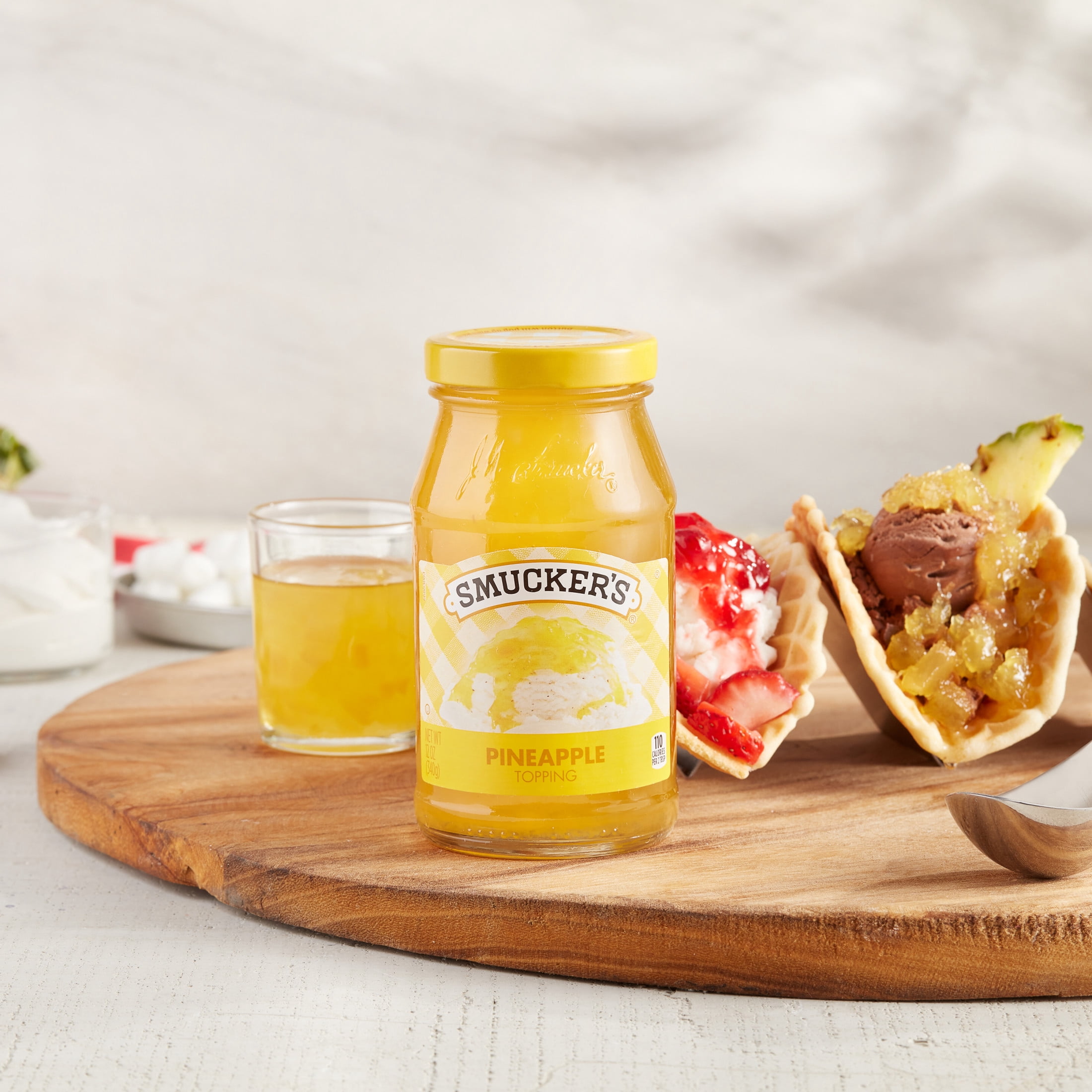 Smucker's Pineapple Topping, 12 oz Jar