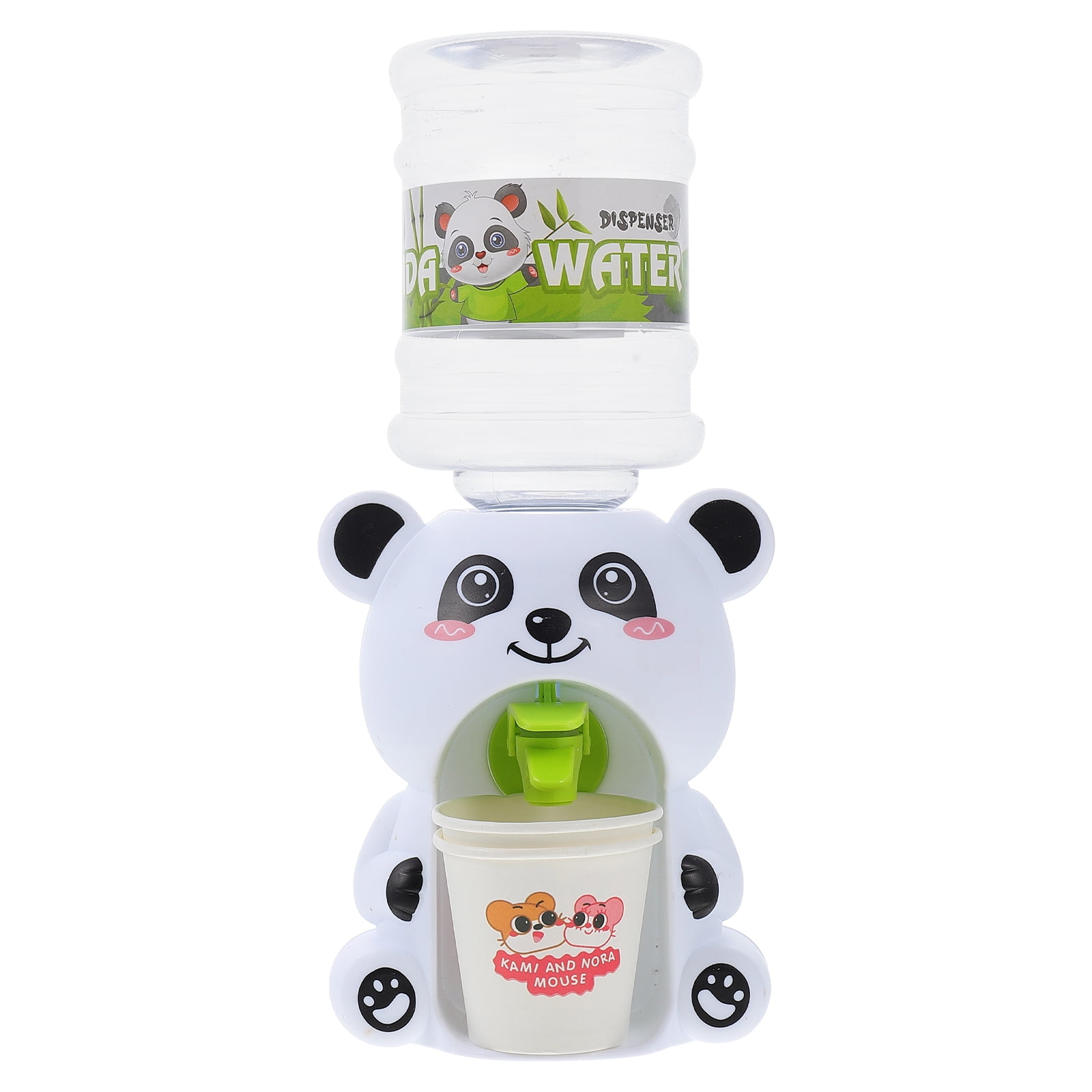 NUOLUX Water Dispenser Mini Kids Model Drinking Small Fountain Cooler Machine Fountains Desk Role Educational Pretend Scene