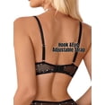 thumbnail image 4 of Sexyfree Sexy Lingerie Set for Women Star Print Wireless Bra and Panty Set Underwear, 4 of 5