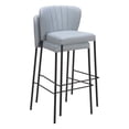 thumbnail image 4 of Linz Barstool Gray Barstool, Modern Style, Stackable for space saving storage, Plywood, Indoor Bar, 4 of 12