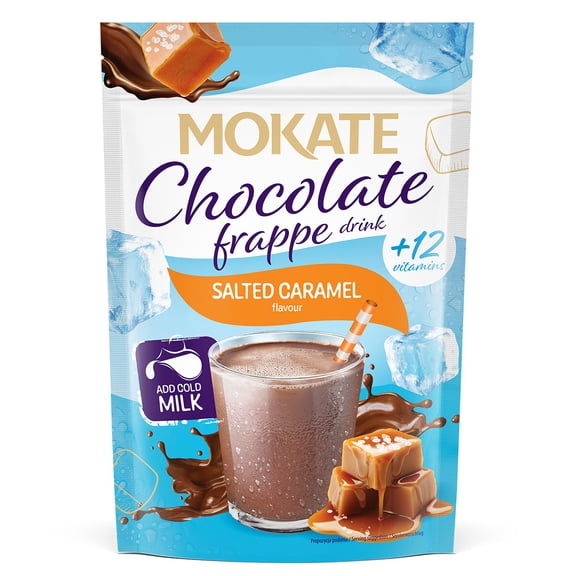 Mokate instant chocolate SALTED CARAMEL Ice Drink -1 bag/104g/3.7 oz
