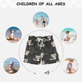 thumbnail image 6 of Red Panda Pattern Swim Trunks Quick Dry Beach Pool Board Shorts Lightweight Stylish Print Sizes 2T to XL, 6 of 8