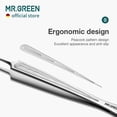 thumbnail image 2 of MR.GREEN Ingrown Hair Tweezers Needle Nose Pointed Tips Tweezers For Eyebrows Splinters Blackhead Removal Acne Clip Extractor (Short), 2 of 7