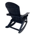thumbnail image 3 of Outdoor Rocking Adirondack Chair, Navy, 3 of 10