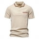 thumbnail image 4 of Camisa de manga corta entallada para hombre: con cuello, poliéster, primavera/verano, pantalones/pantalones cortos a juego, tallas S-XXL (busto 104-123 cm), 4 of 5