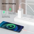 thumbnail image 5 of Dutevolns USB C Cable, 4 Pack(1.6/3.3/4.9/6.6ft) Type C Charging Cords, Nylon Braided 3A  Plug and Play Cable Compatible with IPhone 16/15, Samsung Galaxy, 5 of 10
