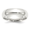 thumbnail image 1 of Beautiful Sterling Silver Rhodium-plated 6mm Comfort Fit Band, 1 of 2