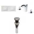 thumbnail image 1 of American Imaginations 48-in. W 3H8-in. Ceramic Top Set In White Color - Overflow Drain Incl. AI-31685, 1 of 9