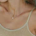 thumbnail image 2 of HAHDAXIA Collier Ras du Cou avec Pendentif Cœur Initiale en Argent Sterling 925 pour Femmes, 2 of 7