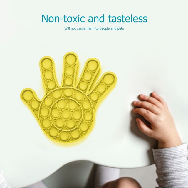 Juguetes de burbujas de siliconajuego de rompecabezasjuguetes sensoriales de autismo en forma de palma para niños y adultos Ehuebsd Para estrenar