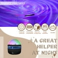 thumbnail image 5 of HIBIBUD Light Projector,Night Light Function Mood Lighting,Seven Color Effects Night Light,Spiral, 5 of 7