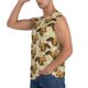 thumbnail image 3 of Fotbe Cute Squirrel with Green Leaves Men's Camiseta sin Mangas Estampada para Hombres, Playera Casual para Gimnasio, Entrenamiento, Playa-Medium, 3 of 7