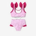thumbnail image 6 of LOL Surprise! Girls Swimsuits Graphic One Piece Bikinis Bathing Suits Ruffled Butts Swim Trunks Sizes 3-10T, 6 of 9
