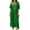 Green-4041-3, variant on Womens Elegant Black Kaftan Dress Gold Embroidery V Neck Loose Maxi Gown Beach Resort Evening Party Wear