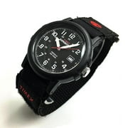 Timex Mens Expedition Camper Black 38mm Outdoor Watch, FastWrap Strap
