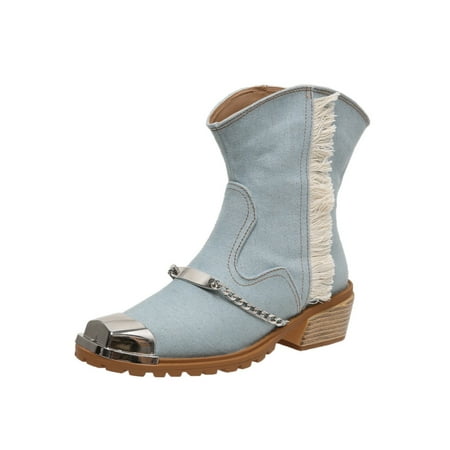 

Qufokar Extra Wide Snow Boots for Women Women S Wide Calf Riding Boots Boots for Women Short Booties Cowboy Boots for Women Winter Platform Boots Boots Womens Booties