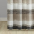 thumbnail image 4 of Madison Park Taupe/Black Shower Curtain, Striped Bath Curtains, Watercolor Bathroom Curtain with 12 Button Holes, 72x72", 4 of 6