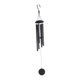 thumbnail image 5 of Carillón de viento de jardín, carillón de viento de Metal, colgante, adorno, campana de viento, carillones de viento clásicos para jardín, exterior, Negro, 5 of 9