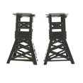 thumbnail image 3 of Dsseng 2pcs Military Watch Tower Model Plastic Toy Soldier Army Men, 3 of 5