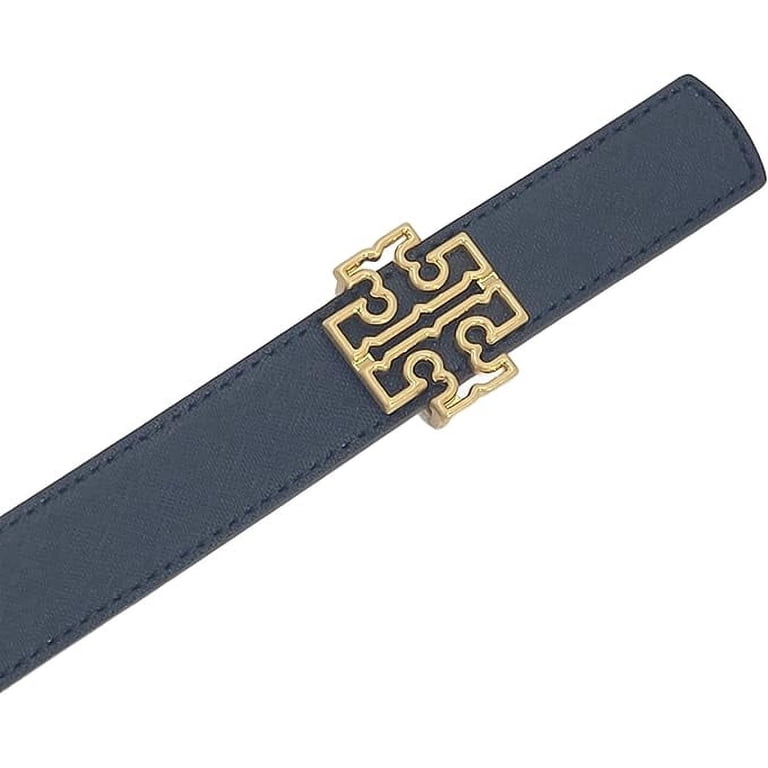 Tory Burch Britten Logo Black/Classic Tan With Gold Hardware Reversible 1” Tory Burch 141739 Britten Logo Black/Classic Tan With Gold  main image 4