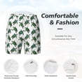 thumbnail image 5 of Lsque Mens Swim Trunks Watercolor Turtle Pattern - Bathing Suit Compression Liner - Beach Swim Shorts Swimwear - (S-3XL) - Stretch Quick Dry -XX-Large, 5 of 9