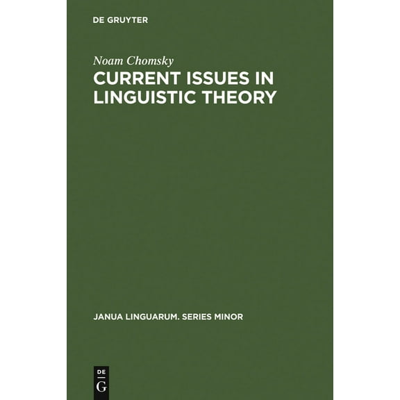 Janua Linguarum. Series Minor Current Issues in Linguistic Theory, Book 38, (Hardcover)