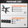 thumbnail image 6 of 3 In 1 Leg Extension,440LB Adjustable Leg Curl Machine for Home Gym, Seated Leg Extension and Lower Body Workout Machine Adjustable Leg Workout Equipment, 6 of 8