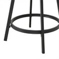 thumbnail image 6 of Patio Festival Metal 3-Piece Outdoor Bistro Set in Black/White, 6 of 10