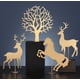 thumbnail image 4 of Adornos de metal Escultura de metal Hierro Arte del hogar Decoración artesanal Adornos para muebles del hogar, Vaca mirando hacia atrás JM, 4 of 5