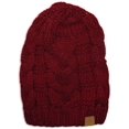 thumbnail image 2 of Basico Unisex Warm Crochet Soft Stretch Cable Knit Beanie, 2 of 4