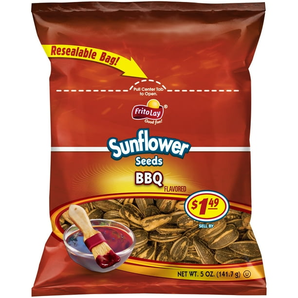 Frito Lay BBQ Flavored Sunflower Seeds 5 oz. Bag