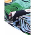 thumbnail image 5 of DARING DIVA Women's Bohemian Tassels Elastic Waist Floral Maxi Skirt S Dark Blue, 5 of 6