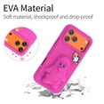 thumbnail image 5 of For IPhone 17 Pro Max Case Cartoon Penguin Baby Stand EVA Environmental Protection Anti Fall Phone Protective Cover,Rose red,For iPhone 17 Pro Max, 5 of 8