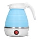thumbnail image 2 of Folding Silicone Kettle 600W Efficient Food Grade Safe Foldable Electric Kettle for Travel Camping Outdoor EU Plug 220V Blue, 2 of 5