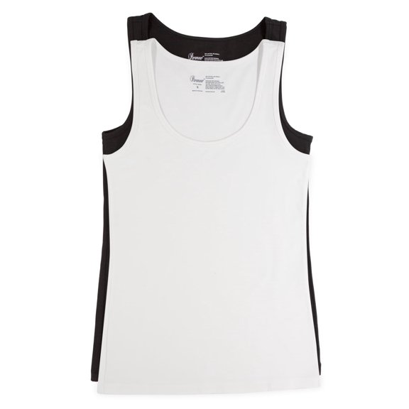 Felina - Cotton Modal Stretch Layering Tank Top 2-Pack - Versatile & Comfortable