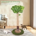 thumbnail image 3 of Cat Scratching Post, 35 Inch Tall Cat Scratcher Cat Tree Tower with Hanging Ball for Indoor Cats Adults,Sisal Rope Kitten Scratch with Interactive Mouse Cat Toy, 3 of 4