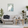thumbnail image 2 of Tropical Egret Botanical Leaves Animals & Insects Graphic Art Gray Framed Art Print Wall Art, 2 of 7