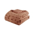 thumbnail image 6 of Intelligent Design 3 Pieces Lucy Adult Clip Jacquard King Comforter Sets in Rust, 6 of 9
