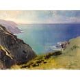 thumbnail image 2 of Thayer, Abbott Handerson 18x15 Black Ornate Wood Framed with Double Matting Museum Art Print Titled - Cornish Headlands, 2 of 4