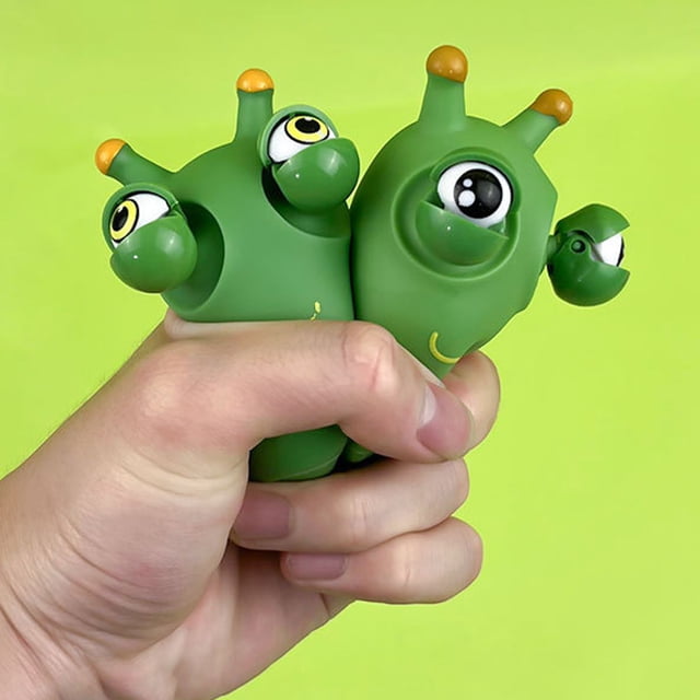 Juguete Para Apretar Con Ráfaga De Globo Ocular, Juguete Para Pellizco De Descompresión De Dibujos Animados Suaves, Relajación, Hierba Encantadora, Para Niños Para La Vida