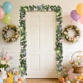 thumbnail image 5 of RBCKVXZ 6 FT Artificial Easter Garland, Decorations Vines for Stairs Fireplace Window Wall, Eucalyptus Garland for Holiday Table Mantle Decor, 5 of 9